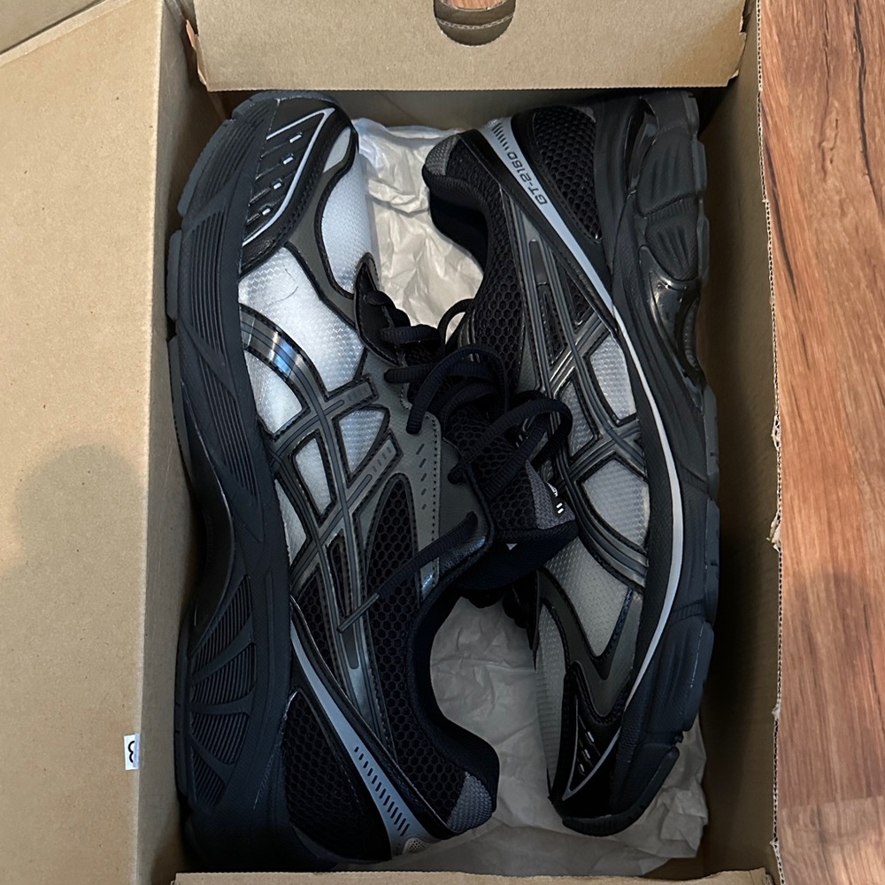 ASICS GT2160 Black and GunMetal Athletic Shoes